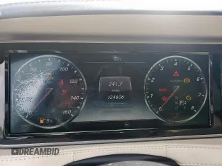 2015 Mercedes-Benz S 550 with VIN WDDUG8CB5FA146265, listed as a Copart auction lot 55994135 with 124,606 mi miles and Clean Title. Bid and sale history available at carsss.com. Image 9.