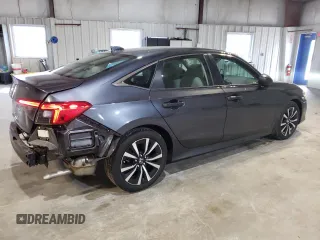 2023 Honda Civic Sedan EX with VIN 2HGFE1F71PH313006, listed as a Copart auction lot 48667815 with 32,942 mi miles and Salvage Title. Bid and sale history available at carsss.com. Image 3.