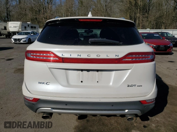 2017 Lincoln MKC Premiere with VIN 5LMCJ1D93HUL54665, listed as a Copart auction lot 53389735 with 117,852 mi miles and Clean Title. Bid and sale history available at carsss.com. Image 6.