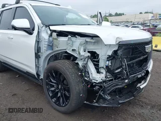 2024 Cadillac Escalade 4WD Sport Platinum with VIN 1GYS4GKL2RR140583, listed as a IAAI auction lot 42497577 with 9,887 mi miles and . Bid and sale history available at DreamBid. Image 6.