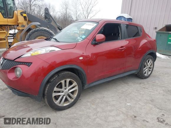 2012 Nissan Juke SV with VIN JN8AF5MVXCT118845, listed as a IAAI auction lot 41525975 with 194,121 mi miles. Bid and sale history available at carsss.com. Image 2.