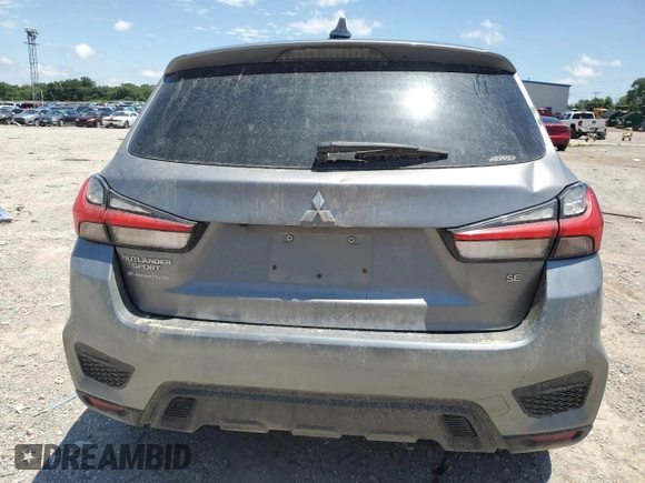 2020 Mitsubishi Outlander ES with VIN JA4AR3AU8LU022008, listed as a Copart auction lot 59405605 with 125,061 mi miles and Salvage title. Bid and sale history available at DreamBid. Image 6.