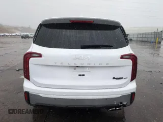 2023 Kia Telluride S with VIN 5XYP6DGCXPG358814, listed as a Copart auction lot 53820505 with 10,329 mi miles and Salvage Title. Bid and sale history available at carsss.com. Image 6.