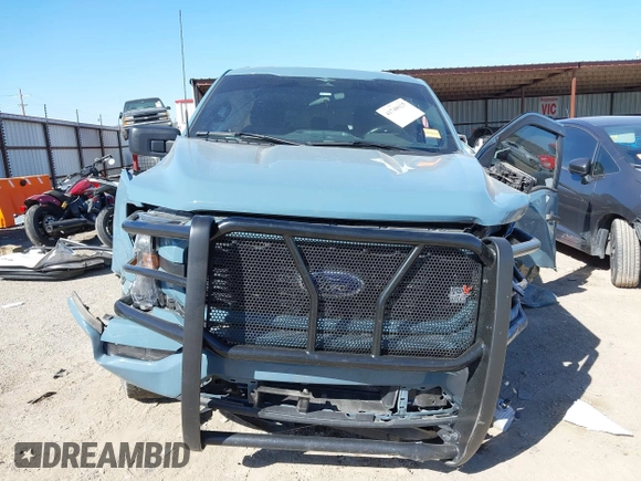 2023 Ford F-150 XL with VIN 1FTEW1EP7PKE67107, listed as a IAAI auction lot 41748925 with 43,567 mi miles. Bid and sale history available at carsss.com. Image 13.