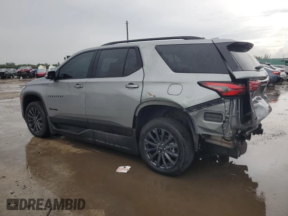 2023 Chevrolet Traverse RS z VIN 1GNERJKW1PJ145143, wystawiony jako Copart lot #73587744 z przebiegiem 6 278 mil mil oraz Szkoda całkowita • Salvage title. Historia ofert i sprzedaży dostępna na DreamBid. Obrazek 2.