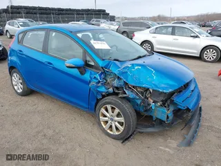 2013 Ford Fiesta SE with VIN 3FADP4EJ6DM130511, listed as a IAAI auction lot 41757636 with 153,664 mi miles. Bid and sale history available at carsss.com. Image 1.