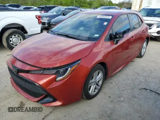 2019 Toyota Corolla Hatchback SE with VIN JTNK4RBE7K3012072, listed as a Copart auction lot 49344854 with 52,845 mi miles and Salvage Title. Bid and sale history available at carsss.com. Image 1.