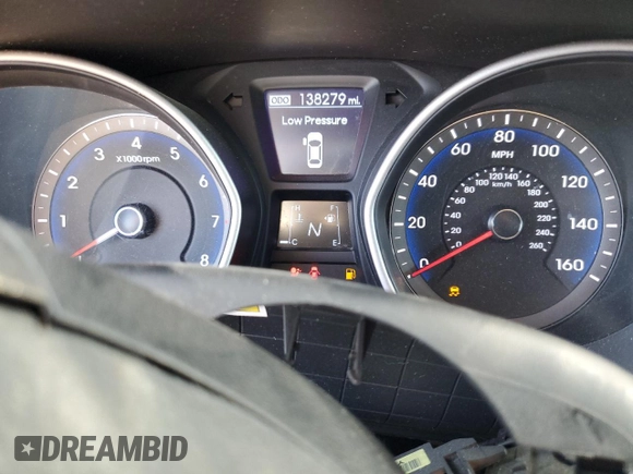 2017 Hyundai Elantra with VIN KMHD35LH6HU380887, listed as a Copart auction lot 85765594 with 138,279 mi miles and Salvage title. Bid and sale history available at DreamBid. Image 9.