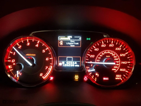 2017 Subaru WRX Premium with VIN JF1VA1E66H9829058, listed as a Copart auction lot 48811715 with 126,298 mi miles and Salvage Title. Bid and sale history available at carsss.com. Image 9.