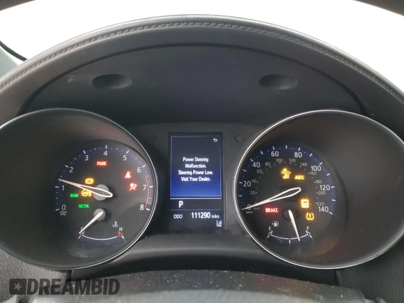 2019 Toyota C-HR XLE with VIN JTNKHMBX6K1054558, listed as a Copart auction lot 45666315 with 111,290 mi miles and Salvage Title. Bid and sale history available at DreamBid. Image 9.