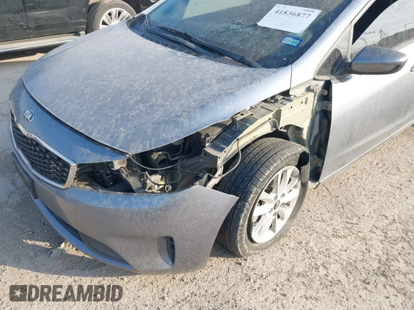 2017 Kia Forte S with VIN 3KPFL4A74HE104627, listed as a IAAI auction lot 41836877 with 94,709 mi miles and . Bid and sale history available at DreamBid. Image 6.