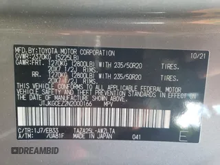 2022 Lexus NX with VIN JTJKGCEZ2N2000166, listed as a Copart auction lot 48942503 with 8,564 mi miles. Bid and sale history available at carsss.com. Image 13.