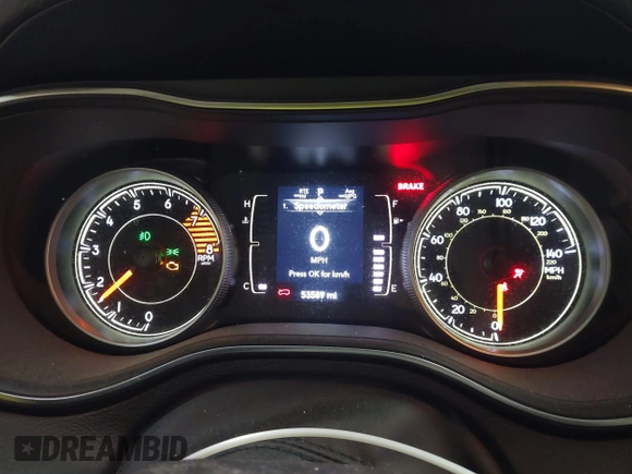 2020 Jeep Cherokee Altitude with VIN 1C4PJMLX9LD635274, listed as a IAAI auction lot 42366526 with 53,589 mi miles and . Bid and sale history available at DreamBid. Image 7.