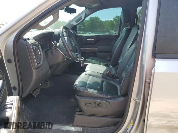 2022 Chevrolet Silverado 1500 LT with VIN 3GCUYDED7NG124900, listed as a Copart auction lot 52002995 with 57,249 mi miles and Salvage Title. Bid and sale history available at DreamBid. Image 7.