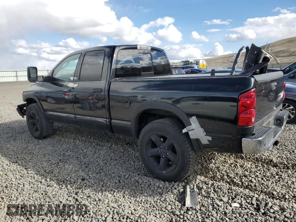 2008 Dodge 1500 SLT with VIN 1D7HU18288S501145, listed as a Copart auction lot 51324385 with 124,344 mi miles and Salvage Title. Bid and sale history available at DreamBid. Image 2.