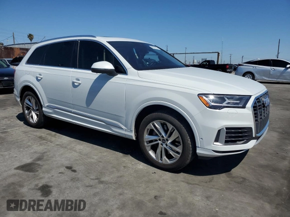 2021 Audi Q7 Premium Plus with VIN WA1LXAF7XMD016671, listed as a Copart auction lot 50274315 with 73,240 mi miles and Salvage title. Bid and sale history available at DreamBid. Image 4.