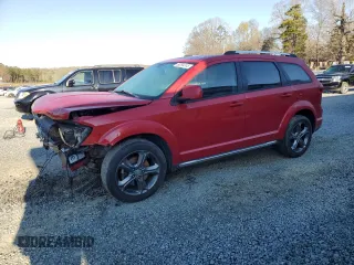 2015 Dodge Journey Crossroad with VIN 3C4PDCGB6FT688237, listed as a Copart auction lot 50294245 with 128,757 mi miles and Salvage title. Bid and sale history available at DreamBid. Image 1.
