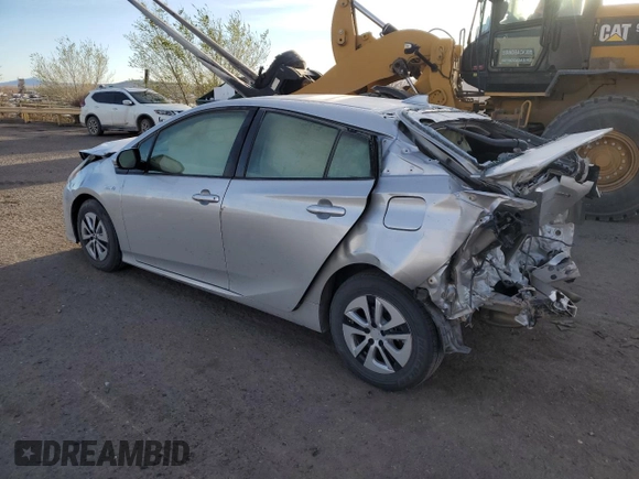 2018 Toyota Prius Two with VIN JTDKARFUXJ3552299, listed as a Copart auction lot 50163025 with Not Provided miles and Salvage Title. Bid and sale history available at carsss.com. Image 2.