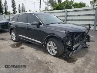 2020 Audi Q7 Premium z VIN WA1AXAF77LD011191, wystawiony jako Copart lot #59486735 z przebiegiem 46 783 mil mil oraz Nie do naprawy • Non repairable. Historia ofert i sprzedaży dostępna na DreamBid. Obrazek 4.