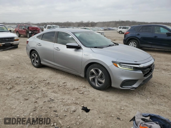2019 Honda Insight EX with VIN 19XZE4F58KE030456, listed as a Copart auction lot 48962805 with 94,106 mi miles and Salvage Title. Bid and sale history available at carsss.com. Image 4.