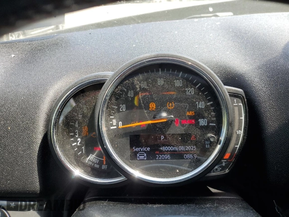 2019 MINI Countryman Cooper S with VIN WMZYT5C57K3G94947, listed as a Copart auction lot 54094365 with 22,096 mi miles and Salvage title. Bid and sale history available at DreamBid. Image 9.