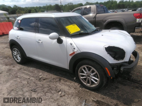 2015 MINI Countryman with VIN WMWZB3C52FWR46114, listed as a IAAI auction lot 42107741 with 110,022 mi miles and . Bid and sale history available at DreamBid. Image 1.