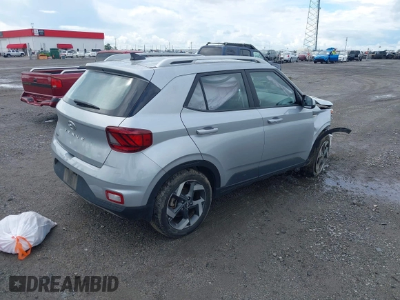 2021 Hyundai Venue SEL with VIN KMHRC8A36MU082493, listed as a IAAI auction lot 42255962 with 53,818 mi miles and . Bid and sale history available at DreamBid. Image 4.
