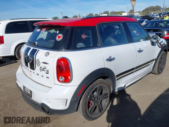 2014 MINI Countryman John Cooper Works with VIN WMWXD1C55EWS34510, listed as a IAAI auction lot 41409043 with 93,313 mi miles and . Bid and sale history available at DreamBid. Image 4.