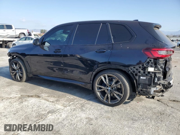 2020 BMW X5 M50i with VIN 5UXJU4C07LLE45691, listed as a Copart auction lot 42826395 with 41,108 mi miles and Salvage Title. Bid and sale history available at DreamBid. Image 2.