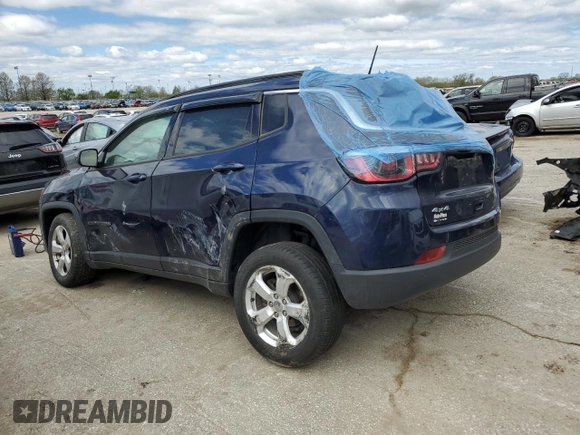 2018 Jeep Compass Latitude with VIN 3C4NJDBB1JT232944, listed as a Copart auction lot 49514104 with 108,402 mi miles and Salvage title. Bid and sale history available at DreamBid. Image 2.