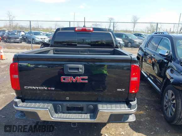 2017 GMC Canyon 4WD SLT with VIN 1GTG6DEN2H1254016, listed as a IAAI auction lot 41932500 with 85,367 mi miles. Bid and sale history available at carsss.com. Image 16.