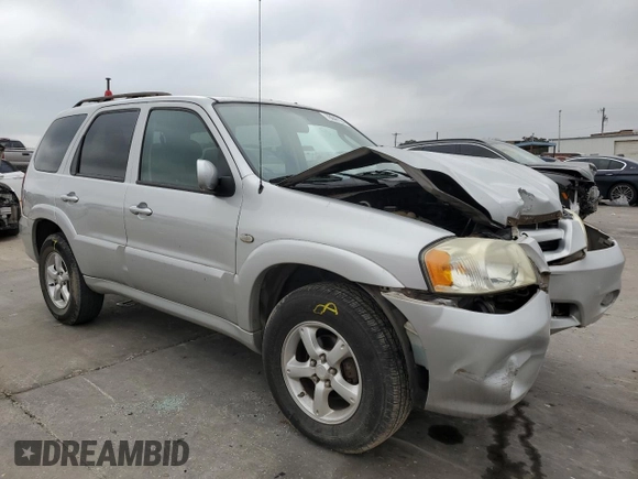 2005 Mazda Tribute i with VIN 4F2YZ02Z95KM52481, listed as a Copart auction lot 78846124 with 99,067 mi miles and Salvage Title. Bid and sale history available at carsss.com. Image 4.
