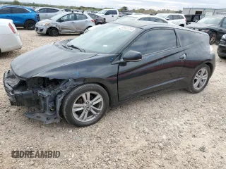 2012 Honda CR-Z with VIN JHMZF1D44CS002432, listed as a Copart auction lot 82549754 with 158,202 mi miles and Salvage Title. Bid and sale history available at carsss.com. Image 1.