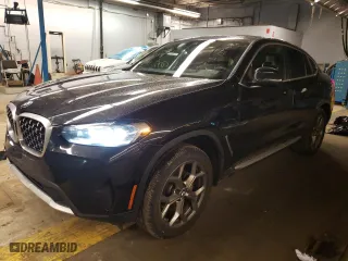 2022 BMW X4 xDrive30i with VIN 5UX33DT08N9M86808, listed as a Copart auction lot 72927102 with 354 mi miles. Bid and sale history available at carsss.com. Image 1.