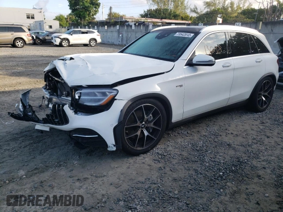 2021 Mercedes-Benz GLC with VIN W1N0G6EB5MF954098, listed as a Copart auction lot 73542812 with 13,098 mi miles. Bid and sale history available at carsss.com. Image 1.