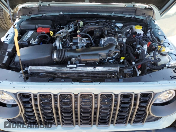 2023 Jeep Wrangler Sport S with VIN 1C4HJXDG5PW623797, listed as a Copart auction lot 66359625 with 16,518 mi miles and Salvage title. Bid and sale history available at DreamBid. Image 11.