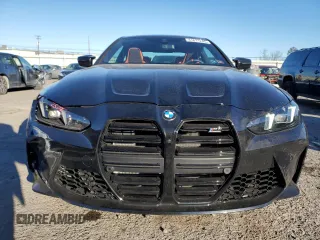 2025 BMW M4 Competition xDrive with VIN WBS33HK07SCT59324, listed as a Copart auction lot 41611245 with 2,505 mi miles and Salvage Title. Bid and sale history available at carsss.com. Image 5.