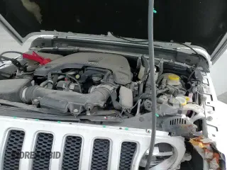 2021 Jeep Wrangler Unlimited Sahara with VIN 1C4HJXEG6MW743330, listed as a Copart auction lot 58504505 with 48,067 mi miles and Salvage title. Bid and sale history available at DreamBid. Image 17.