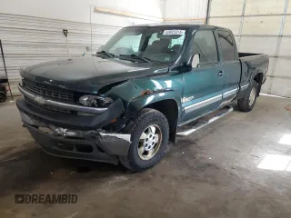 2002 Chevrolet Silverado 1500 LT with VIN 2GCEK19T021193048, listed as a Copart auction lot 53823315 with 243,287 mi miles and Clean Title. Bid and sale history available at carsss.com. Image 1.