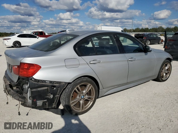 2015 BMW 3 Series 328i xDrive with VIN WBA3B5C51FF963410, listed as a Copart auction lot 85980084 with 122,385 mi miles and Salvage Title. Bid and sale history available at carsss.com. Image 3.