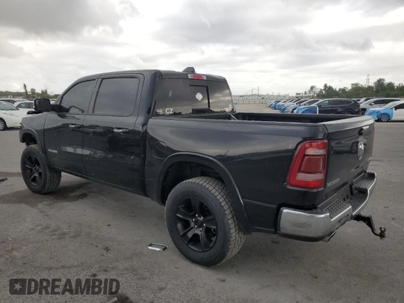 2022 Ram 1500 Laramie with VIN 1C6SRFJT4NN300006, listed as a Copart auction lot 54976775 with 61,436 mi miles and Salvage title. Bid and sale history available at DreamBid. Image 2.