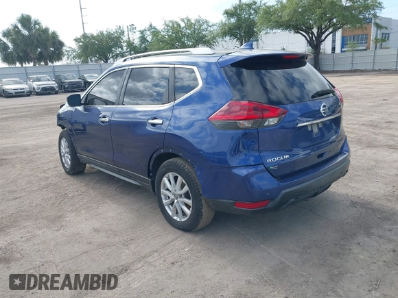 2019 Nissan Rogue SV with VIN JN8AT2MT3KW259937, listed as a IAAI auction lot 42175989 with 155,662 mi miles. Bid and sale history available at carsss.com. Image 3.