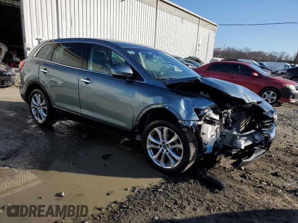 2013 Mazda CX-9 Grand Touring with VIN JM3TB3DV7D0400567, listed as a Copart auction lot 50705585 with 82,071 mi miles and Salvage Title. Bid and sale history available at carsss.com. Image 4.