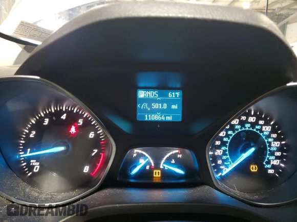 2013 Ford Escape S with VIN 1FMCU0F7XDUA70895, listed as a Copart auction lot 50141235 with 110,864 mi miles and Clean Title. Bid and sale history available at carsss.com. Image 9.