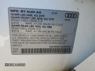 2018 Audi Q5 Premium Plus z VIN WA1BNAFY8J2093802, wystawiony jako Copart lot #45746005 z przebiegiem 77 969 mil mil oraz Szkoda całkowita • Salvage title. Historia ofert i sprzedaży dostępna na DreamBid. Obrazek 16.