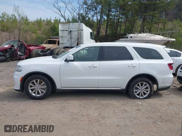 2021 Dodge Durango SXT Plus with VIN 1C4RDHAG0MC631485, listed as a IAAI auction lot 41914149 with 75,996 mi miles and . Bid and sale history available at DreamBid. Image 14.