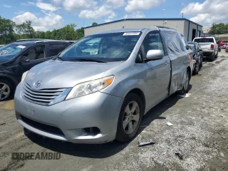2017 Toyota Sienna LE Auto Access Seat with VIN 5TDKZ3DC1HS824229, listed as a Copart auction lot 56461555 with 217,102 mi miles and Salvage title. Bid and sale history available at DreamBid. Image 1.