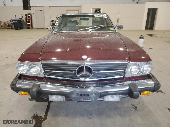 1988 Mercedes-Benz 560 Series 560SL with VIN WDBBA48D8JA081568, listed as a Copart auction lot 75203314 with 51,120 mi miles and Salvage Title. Bid and sale history available at carsss.com. Image 5.