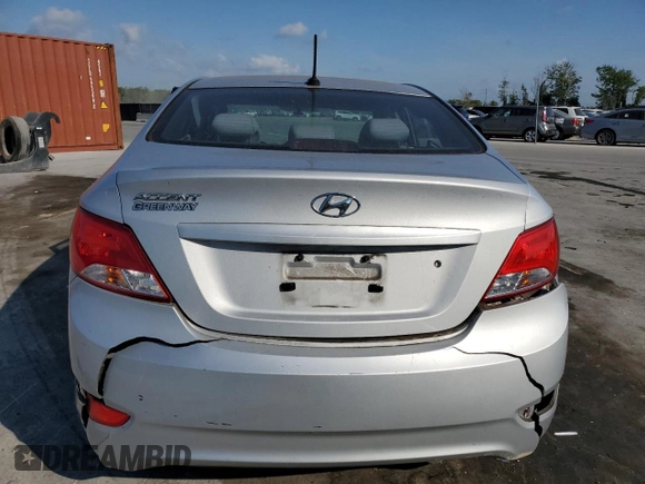 2016 Hyundai Accent SE with VIN KMHCT4AE0GU979779, listed as a Copart auction lot 53975835 with 104,996 mi miles and Salvage Title. Bid and sale history available at carsss.com. Image 6.