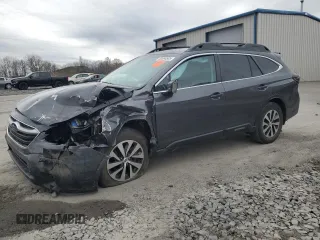 2021 Subaru Outback Premium with VIN 4S4BTADC3M3165597, listed as a Copart auction lot 53890585 with 49,687 mi miles and Salvage Title. Bid and sale history available at DreamBid. Image 1.